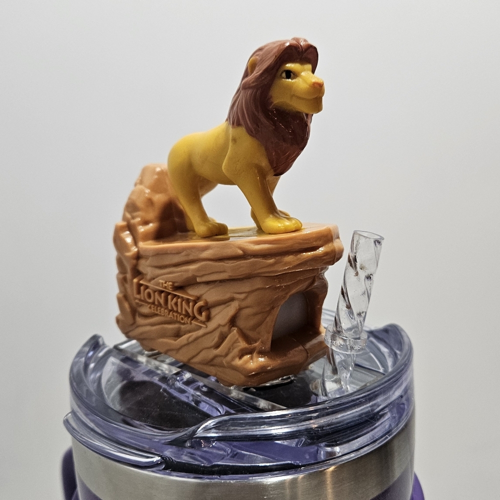 Lion King vintage photo viewer drink cup topper